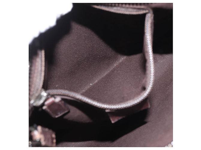 Borsa a Spalla GG Canvas Gucci Beige Argento 122793 Auth 172173 - vista 23