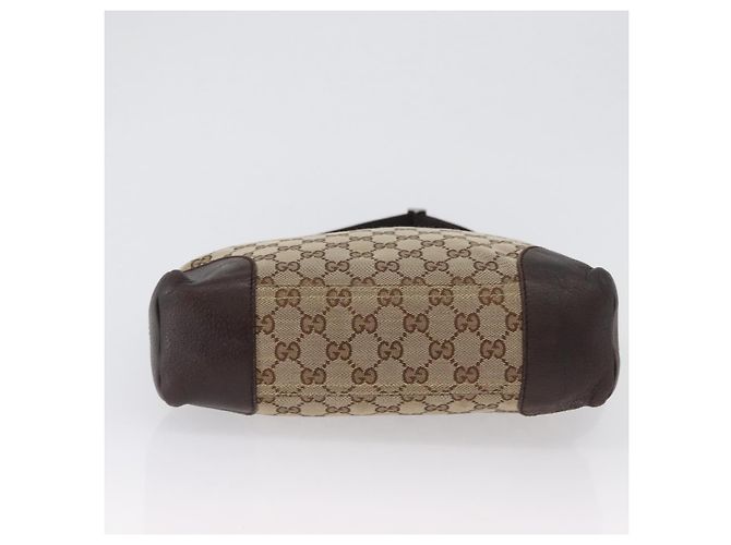Borsa a Spalla GG Canvas Gucci Beige Argento 114273 Auth bs33435 - vista 6