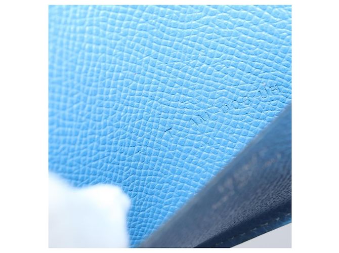 Hermès HERMES Day Planner Cover Leather Light Blue Auth bs33531 - view 12