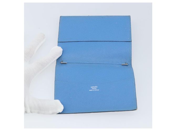 Hermès HERMES Day Planner Cover Leather Light Blue Auth bs33531 - view 8