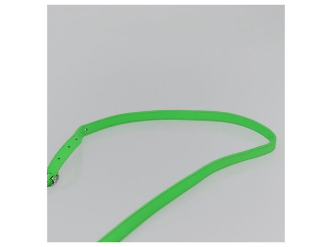 Borsa a spalla Takamini in pelle Chrome Hearts verde argento autentica 165377SM - vista 14