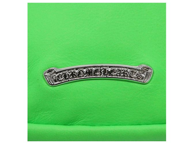 Borsa a spalla Takamini in pelle Chrome Hearts verde argento autentica 165377SM - vista 19