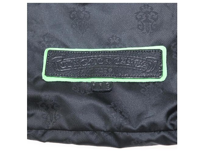 Borsa a spalla Takamini in pelle Chrome Hearts verde argento autentica 165377SM - vista 31