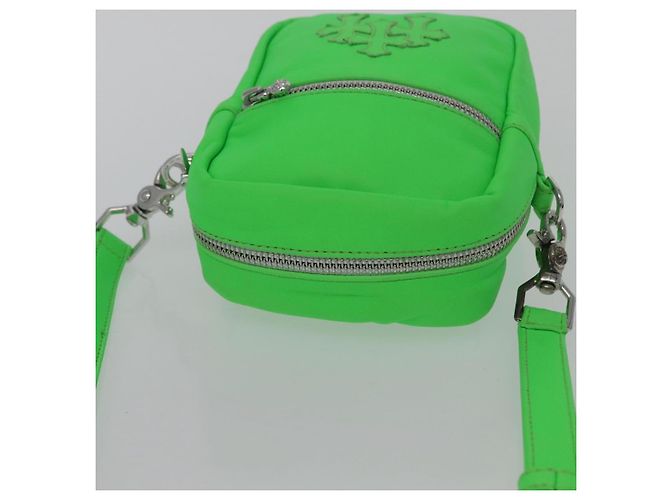 Borsa a spalla Takamini in pelle Chrome Hearts verde argento autentica 165377SM - vista 6