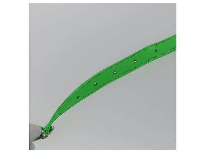 Borsa a spalla Takamini in pelle Chrome Hearts verde argento autentica 165377SM - vista 9