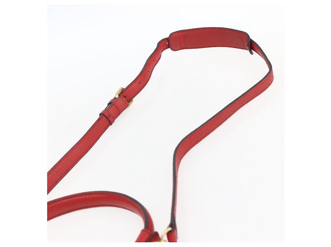 Borsa MCM in pelle rossa e oro Auth bs33111 Rosso D'oro - vista 15