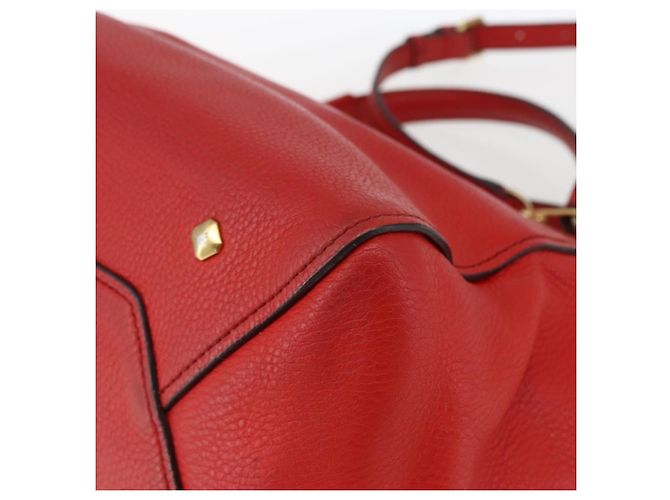 Borsa MCM in pelle rossa e oro Auth bs33111 Rosso D'oro - vista 17
