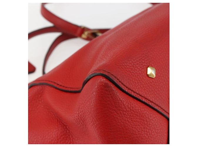 Borsa MCM in pelle rossa e oro Auth bs33111 Rosso D'oro - vista 18