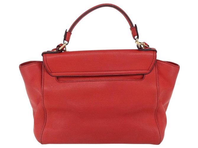 Borsa MCM in pelle rossa e oro Auth bs33111 Rosso D'oro - vista 2