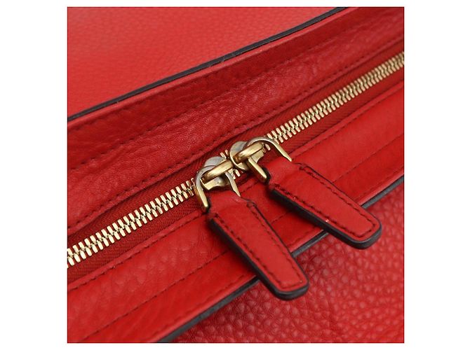 Borsa MCM in pelle rossa e oro Auth bs33111 Rosso D'oro - vista 20