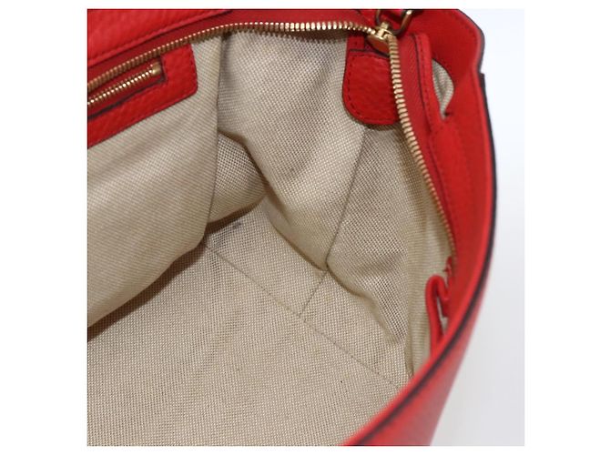 Borsa MCM in pelle rossa e oro Auth bs33111 Rosso D'oro - vista 23