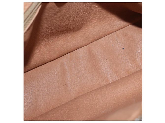 Céline CELINE Macadam Canvas Schultertasche aus PVC-Leder Braun Gold Auth 172285 Golden - Ansicht 10