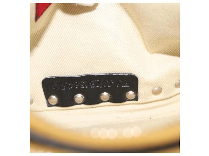 Borsa a Spalla Rock Studs in Pelle Giallo Oro Auth BA10807 di Gianni Versace D'oro - vista 12