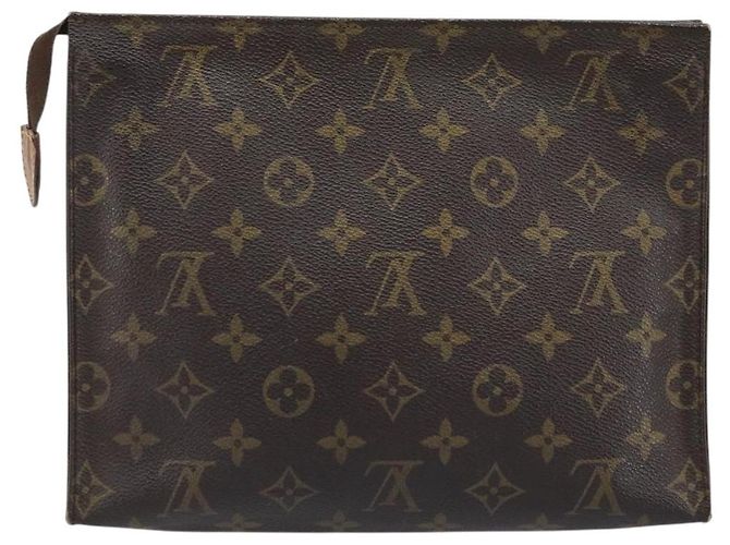 LOUIS VUITTON Poche Toilette Monogram 26 M47542 LV Auth ep13470 Monogramma - vista 2