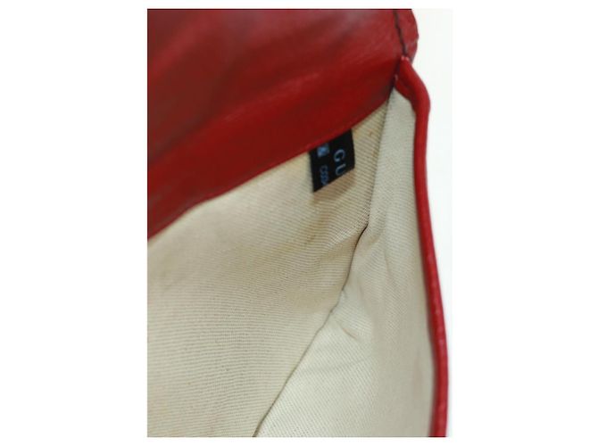 GUCCI GG Supreme Web Sherry Line Marsupio PVC Beige Oro 647817 Auth 173178M D'oro - vista 22