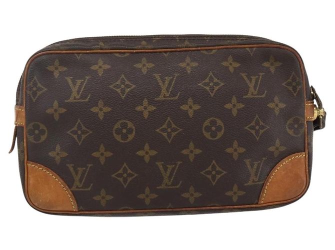 LOUIS VUITTON Clutch Marly Dragonne GM Monogram M51825 LV Auth ka2532 Monogramma - vista 2