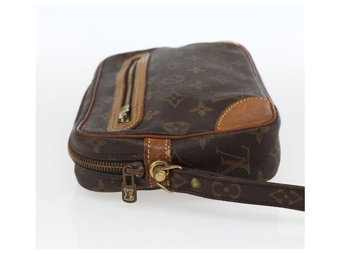 LOUIS VUITTON Clutch Marly Dragonne GM Monogram M51825 LV Auth ka2532 Monogramma - vista 3