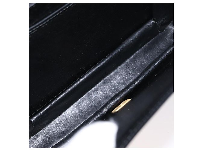 BALLY Borsa a Spalla in Pelle Nera e Oro Auth 173248A Nero D'oro - vista 11