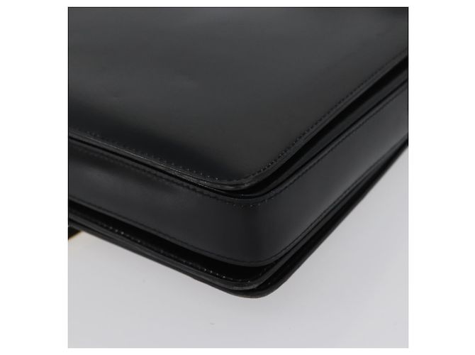 BALLY Borsa a Spalla in Pelle Nera e Oro Auth 173248A Nero D'oro - vista 18