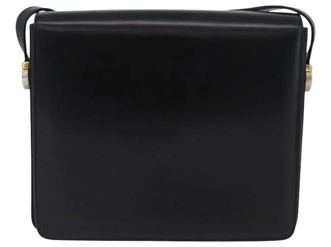 BALLY Borsa a Spalla in Pelle Nera e Oro Auth 173248A Nero D'oro - vista 2