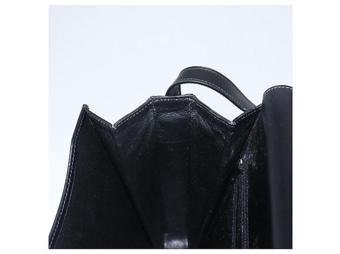 BALLY Borsa a Spalla in Pelle Nera e Oro Auth 173248A Nero D'oro - vista 22