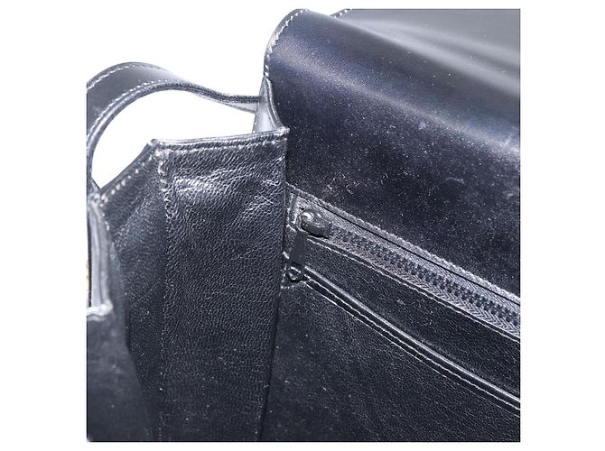 BALLY Borsa a Spalla in Pelle Nera e Oro Auth 173248A Nero D'oro - vista 23
