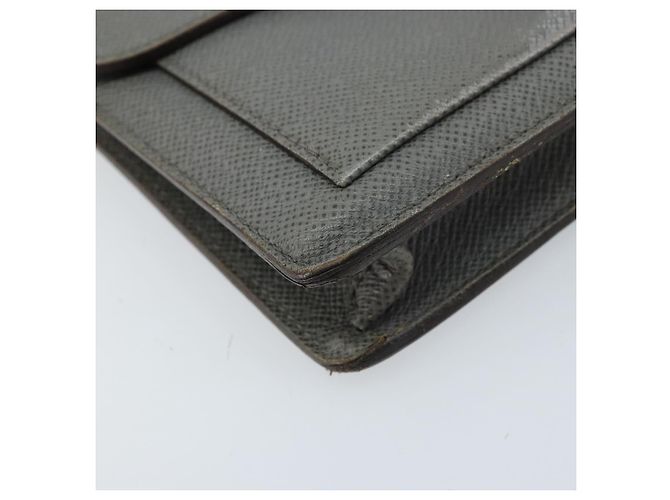LOUIS VUITTON Clutch Taiga Selenga Ardoise M30782 LV Auth ka010 Grigio - vista 15