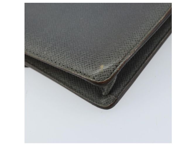 LOUIS VUITTON Clutch Taiga Selenga Ardoise M30782 LV Auth ka010 Grigio - vista 17