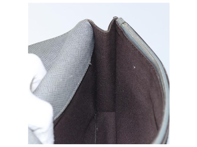 LOUIS VUITTON Clutch Taiga Selenga Ardoise M30782 LV Auth ka010 Grigio - vista 20