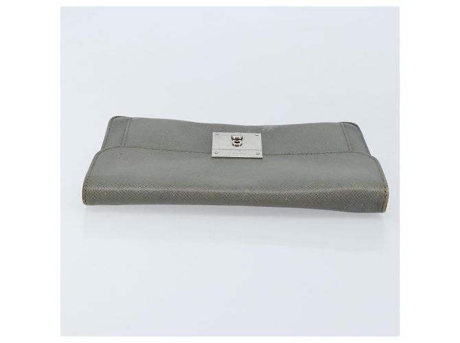 LOUIS VUITTON Clutch Taiga Selenga Ardoise M30782 LV Auth ka010 Grigio - vista 5