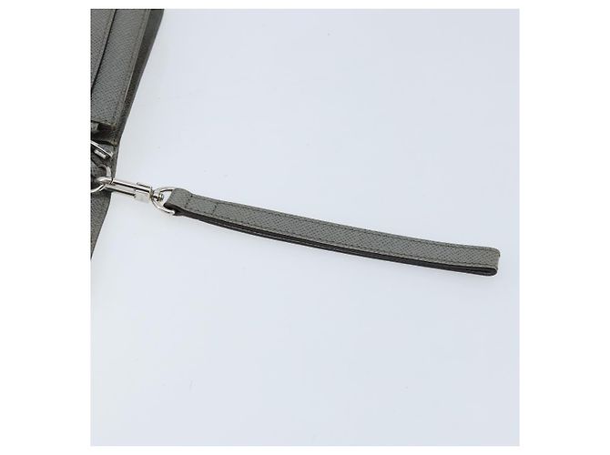 LOUIS VUITTON Clutch Taiga Selenga Ardoise M30782 LV Auth ka010 Grigio - vista 9