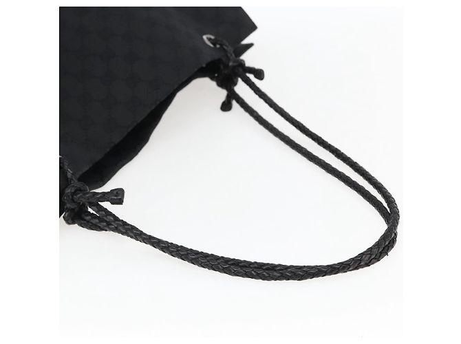 Borsa Tote GG Canvas Gucci Nera 109140 Auth ep13339 Nero - vista 7