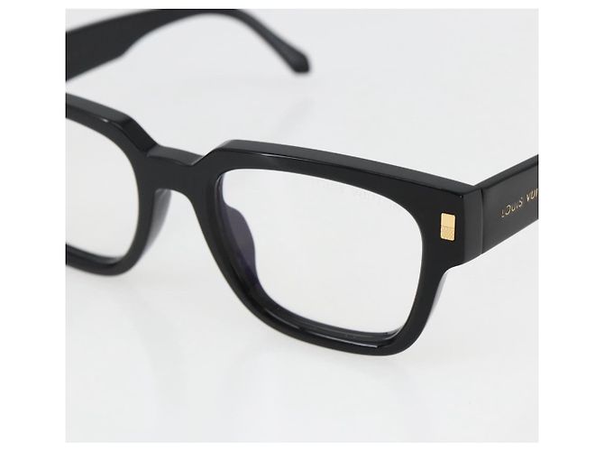 OCCHIALI DA SOLE LOUIS VUITTON Optical LV Escape Bluray Plastica Z1597E Auth 173136M Nero - vista 7