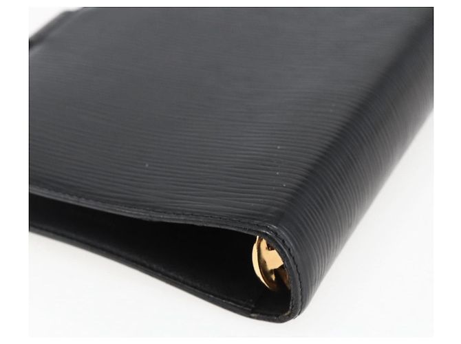 CUBIERTA DE AGENDA MM EPI LOUIS VUITTON NEGRA R20042 LV Auth am10744 Negro - vista 15