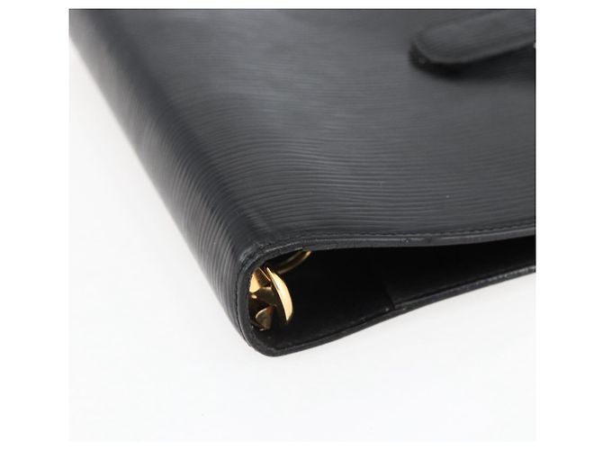 CUBIERTA DE AGENDA MM EPI LOUIS VUITTON NEGRA R20042 LV Auth am10744 Negro - vista 7