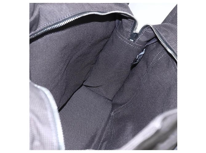 Hermès HERMES Handtasche Her Line Tote MM aus Canvas Grau Silber Authentisch 172598 Braun - Ansicht 18