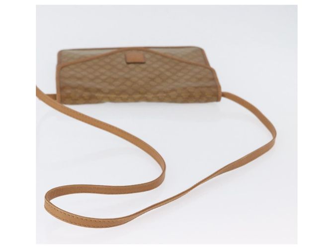 Céline Borsa a Spalla in Tela Macadam CELINE in Pelle PVC Beige Oro Auth 173484 D'oro - vista 7