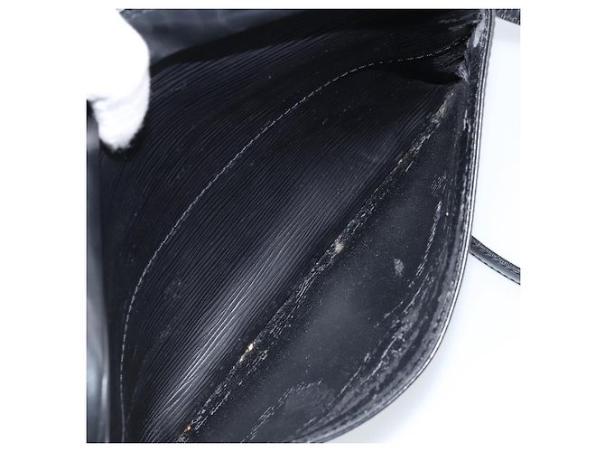 LOUIS VUITTON Borsa a Spalla Epi Trocadero 27 Nera M52312 LV Auth 173112 Nero - vista 11