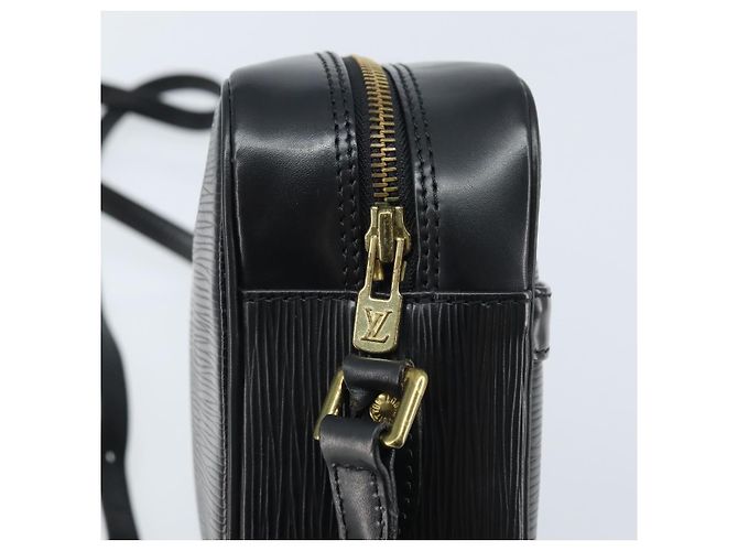 LOUIS VUITTON Borsa a Spalla Epi Trocadero 27 Nera M52312 LV Auth 173112 Nero - vista 8
