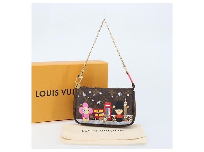 LOUIS VUITTON Monogram Vivienne Mini Pochette Accessori M80863 LV Auth 173263SAM Monogramma - vista 12
