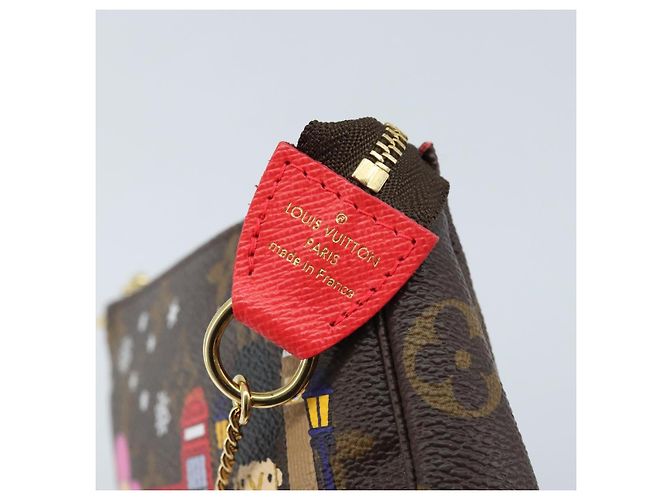 LOUIS VUITTON Monogram Vivienne Mini Pochette Accessori M80863 LV Auth 173263SAM Monogramma - vista 18