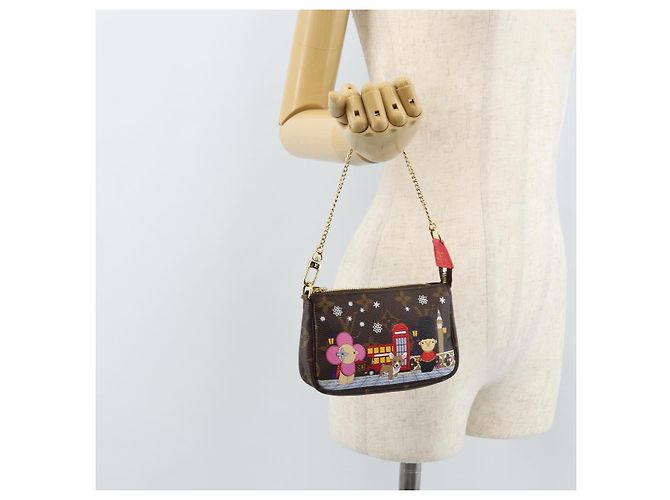 LOUIS VUITTON Monogram Vivienne Mini Pochette Accessori M80863 LV Auth 173263SAM Monogramma - vista 22
