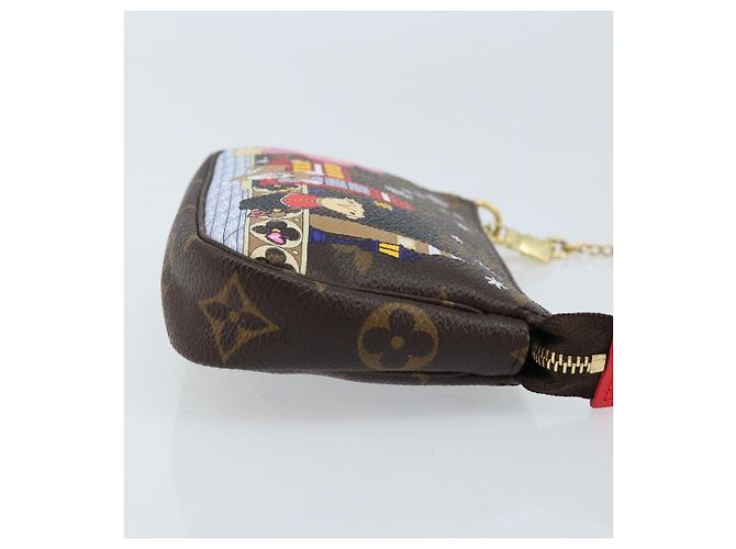 LOUIS VUITTON Monogram Vivienne Mini Pochette Accessori M80863 LV Auth 173263SAM Monogramma - vista 3