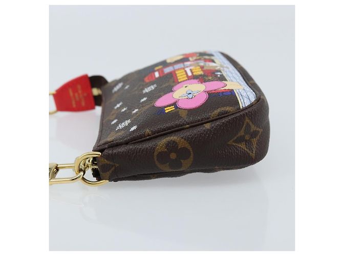 LOUIS VUITTON Monogram Vivienne Mini Pochette Accessori M80863 LV Auth 173263SAM Monogramma - vista 4