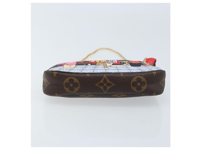 LOUIS VUITTON Monogram Vivienne Mini Pochette Accessori M80863 LV Auth 173263SAM Monogramma - vista 5