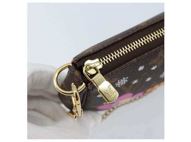 LOUIS VUITTON Monogram Vivienne Mini Pochette Accessori M80863 LV Auth 173263SAM Monogramma - vista 9