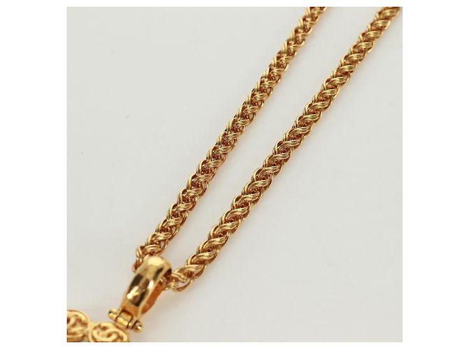 Collana Loupe CHANEL metallo Oro CC Auth 133226V D'oro - vista 4