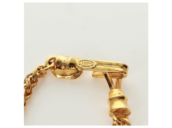 Collana Loupe CHANEL metallo Oro CC Auth 133226V D'oro - vista 7