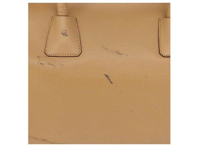 PRADA Borsa a mano in pelle beige dorato Auth 172291 D'oro - vista 3