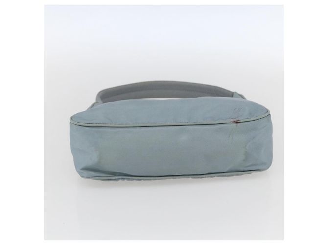 Pochette in nylon PRADA blu baby argento autentica fm5138 Blu chiaro - vista 5